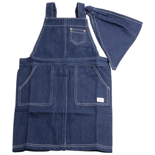

Friends Hill Kids Apron, Medium, Denim Box, Navy, Denim Fabric, Unisex, Size: 110-120cm