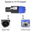 Xiatiaosann Speakon Adapter 4 Pole Speakon Connector Male TS Female Audio Plug for Neutrix Speakon NA4LJ NA4LJX NL4MP NL4MPR NL4FC NL4FX 4pcs - 6.35mm