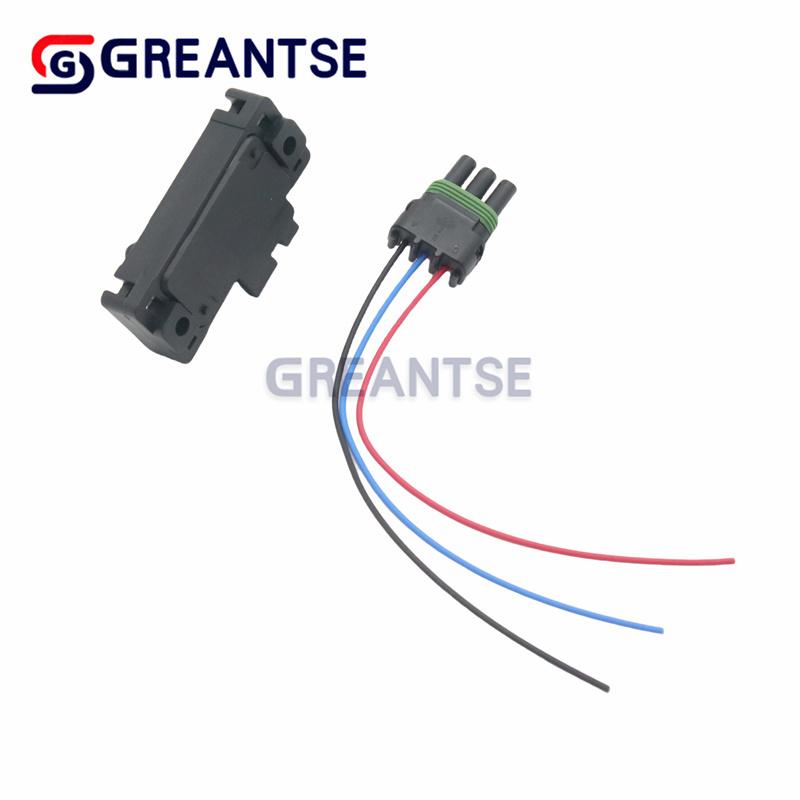 Turbo Intake Air Pressure Map Sensor With Plug 12223861 For Chevrolet Tahoe GMC Yukon Pontiac Trans Car Accessories
