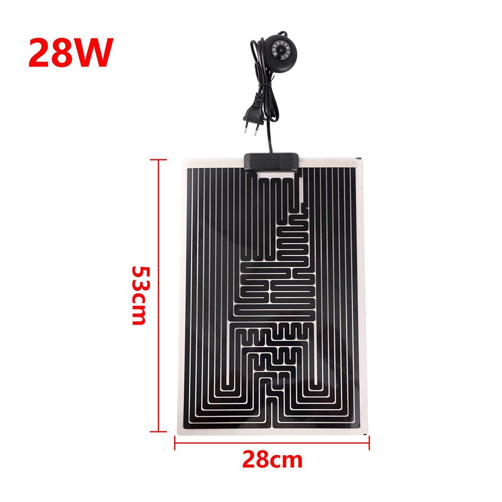 1 szt. Podkładka grzewcza EU Plug Reptile do jaszczurki, żółwia, gadów, ciepła, regulowana, mata grzewcza do małego akwarium
