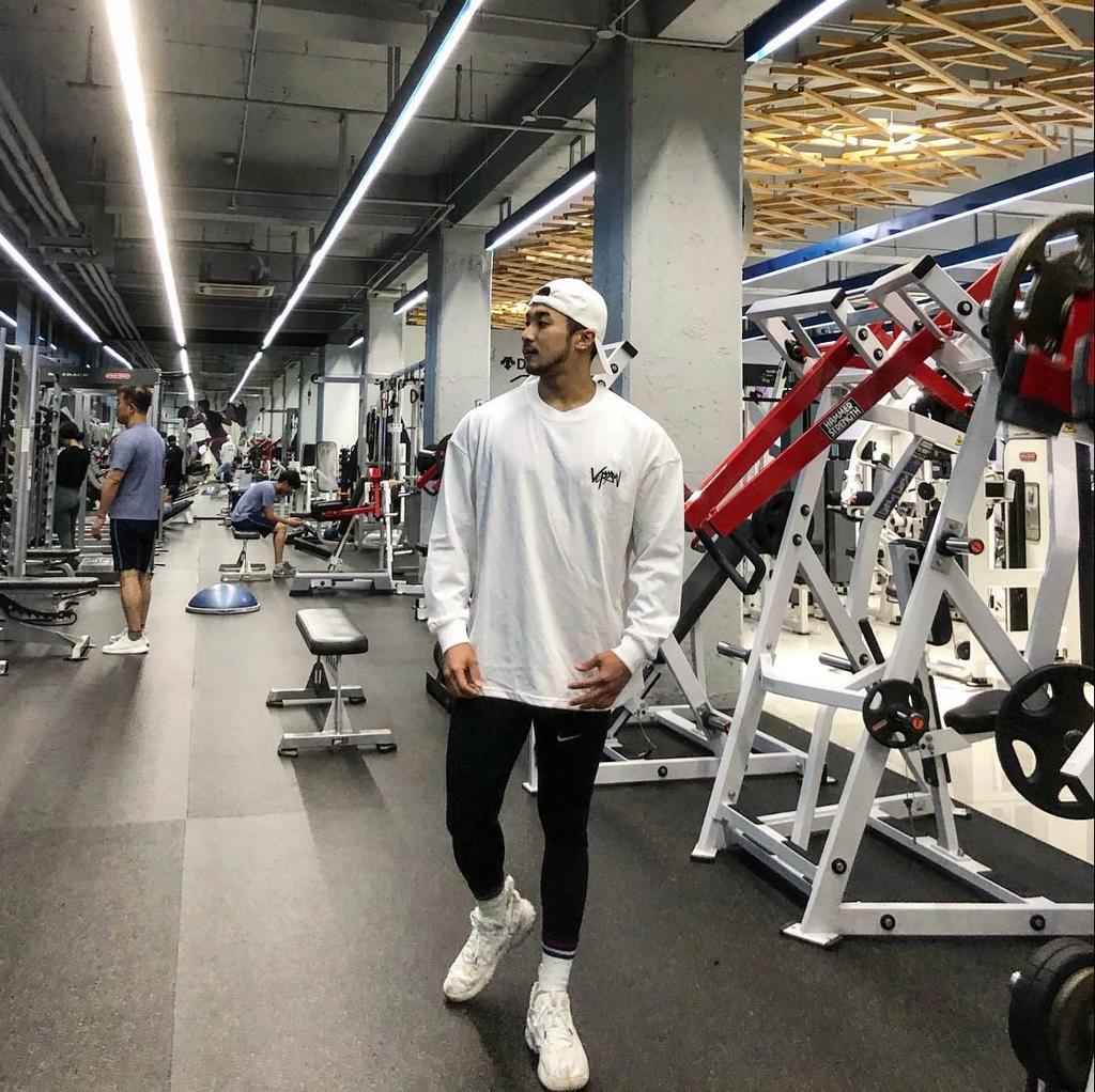 Muscle Tide Pánská lehká fitness mikina s dlouhým rukávem