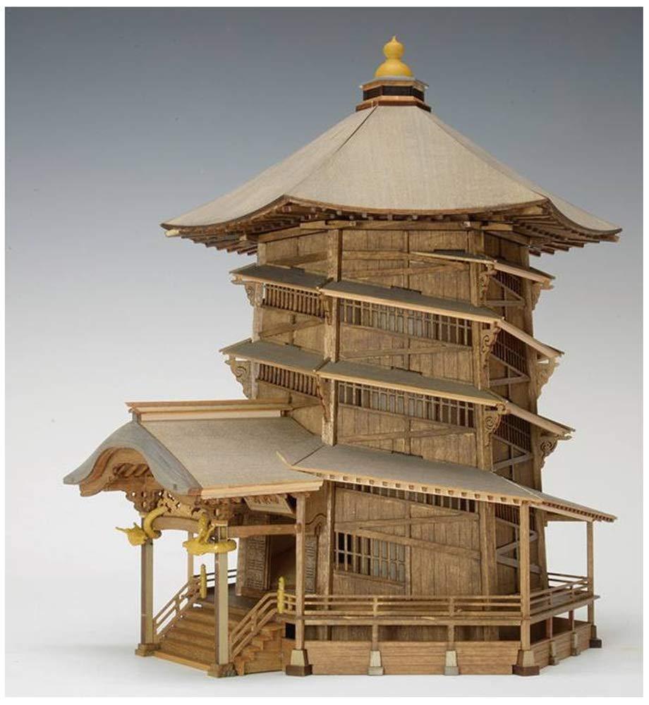 Woody Joe 1/75 Aizu Turtle Hall (Entsu Sanso-do) Wooden Model Assembly Kit