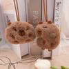 Capybara Plush Keychain with Name Tag - Backpack Ornament & Gift for Friends/Couples (Autumn/Winter)