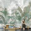 Tropical Plants Decorative Wallpaper Bananas Cement Wall Paper Living Room Sofa Home Background Mural