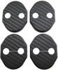 BRIGHTZ MAZDA3 Fastback BP Carbon Style Door Striker Cover 4PC