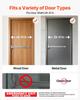 Push Bar Panic Exit Device, 711 Mm Premium Metal Commercial Panic Bar for Exit Doors, Emergency Exit Door Hardware with Warning Sticker, Easy