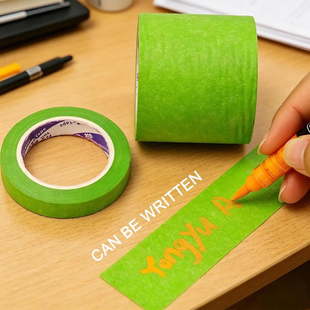 1/5Rolls Paint Masking Tapes Writable Surface Easy Tear For Home Office School Art Crafts Decoration Car Detailing PaintingPinstriping Tape 3