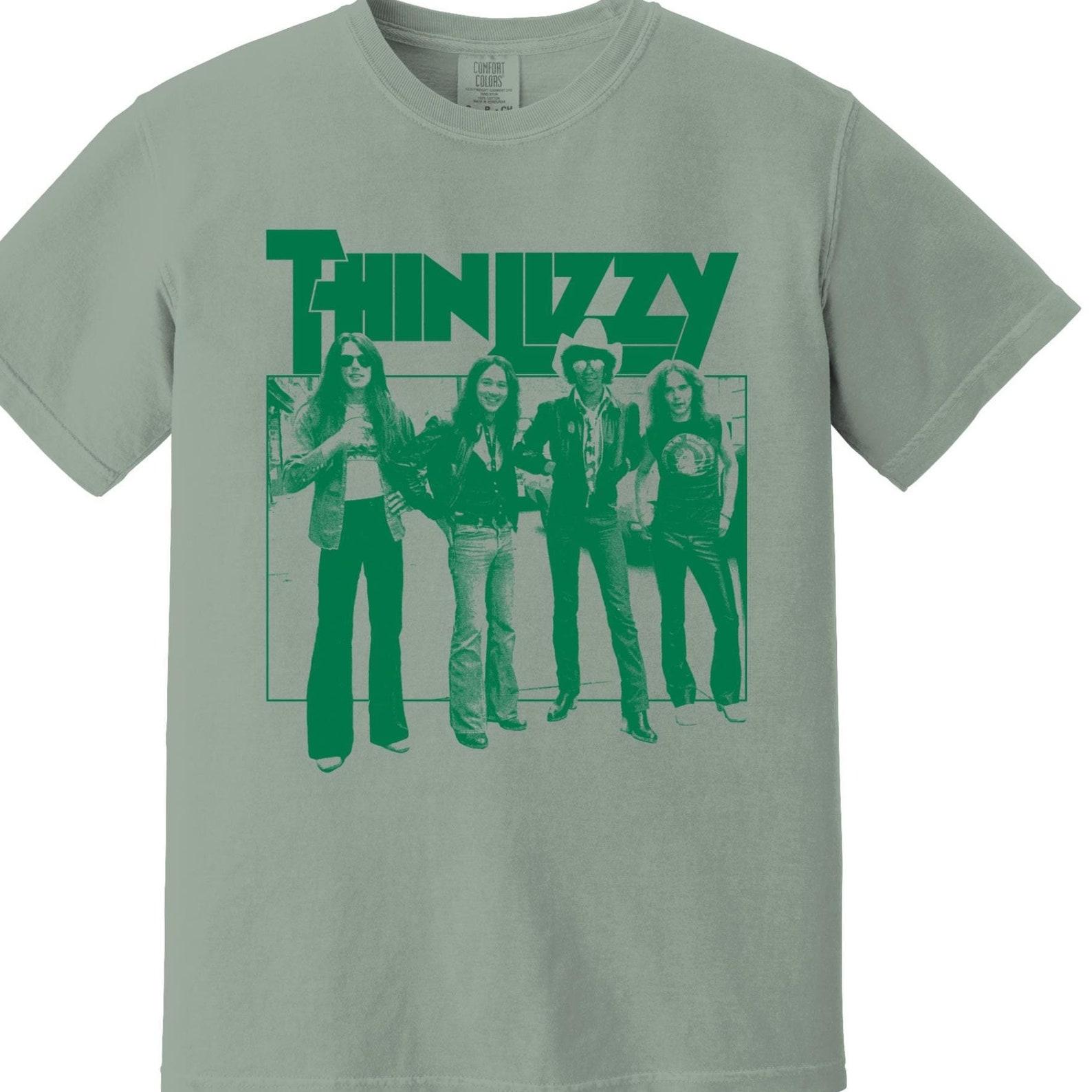 Thin Lizzy Heavyweight T-Shirt - Jailbreak - 70s 80s Rock Band - Music Concert merch - Tee M