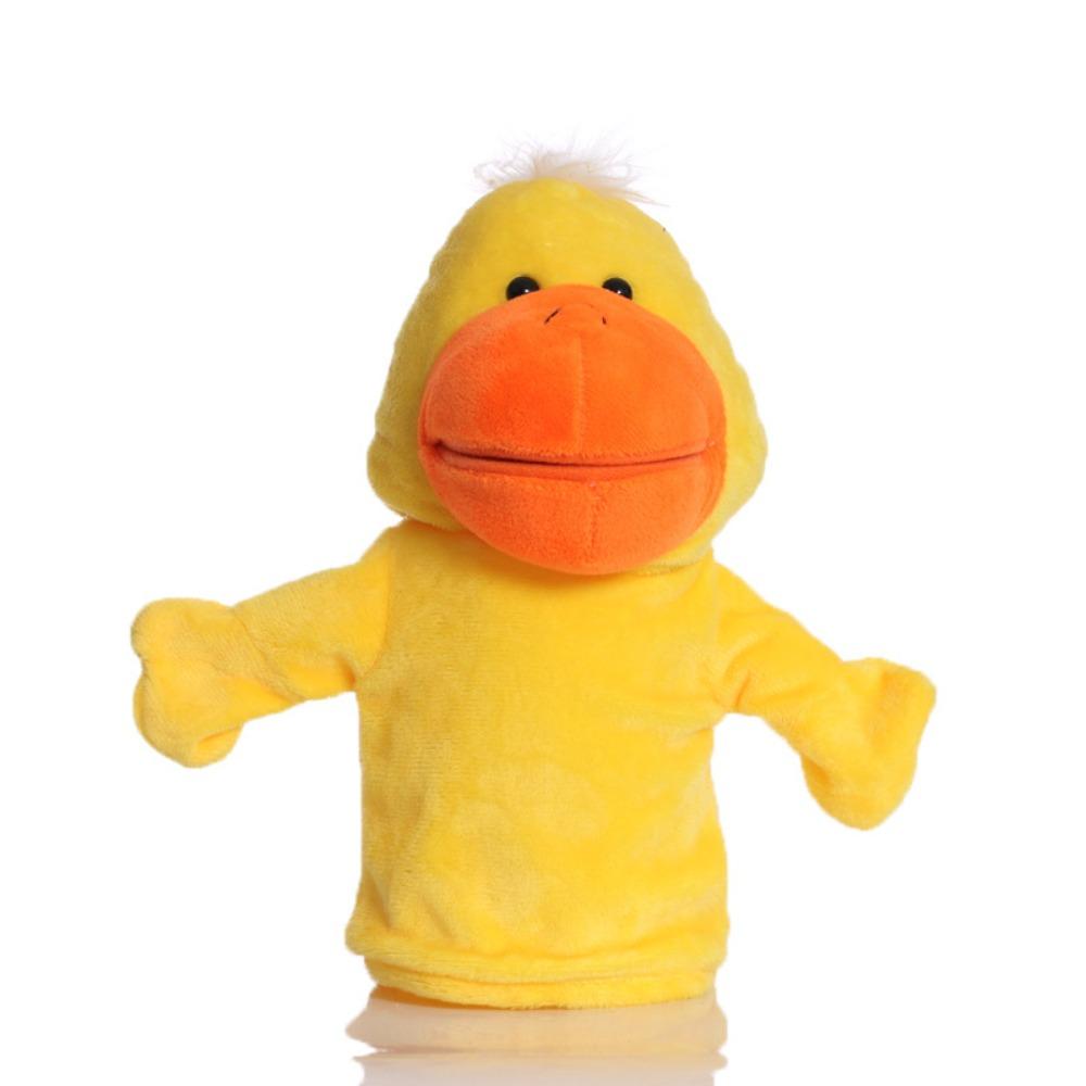 

Мягкая плюшевая ручная кукла Раннее образование Пальчиковые куклы Подарки для детей Животное Ручная кукла Малыш duck