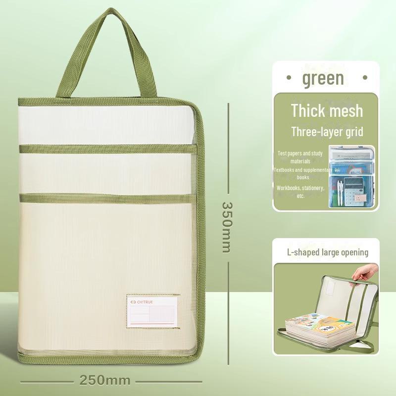 

Deli A4 Сетчатая сумка для документов на молнии для студентов