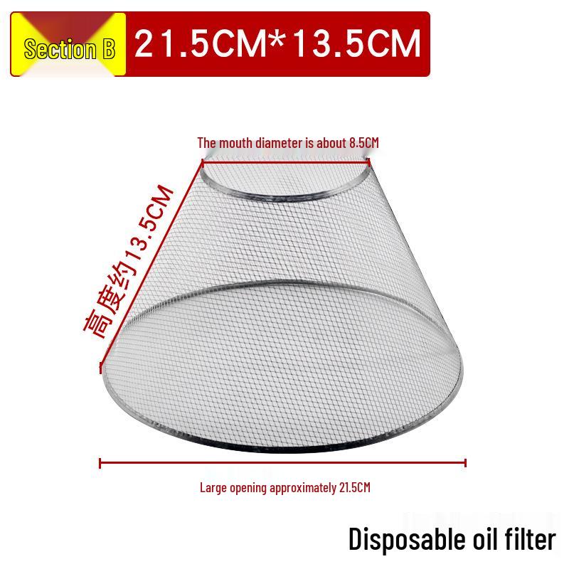 Universal Range Hood Oil Filter 8210/8320 - Smoke Collecting Inner Net and Accessories.