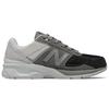 New Balance NB 990 V5 Cushioning Low Top Kids Lifestyle Shoes Gray Black Teenagers GC990MN5