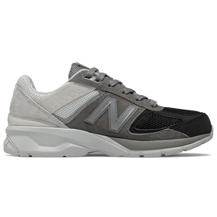 New Balance NB 990 V5 Cushioning Low Top Kids Lifestyle Shoes Gray Black Teenagers GC990MN5