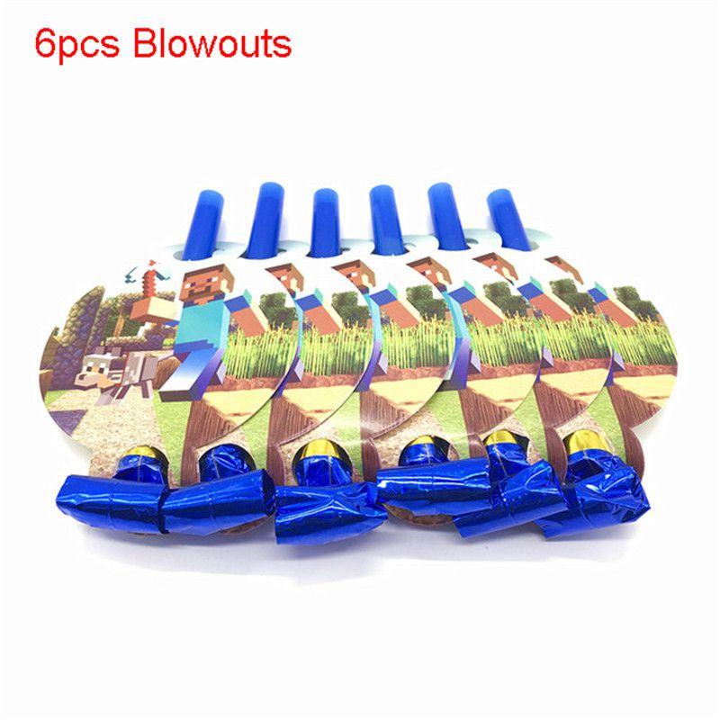 Shower Minecraft Baby Birthday Party Supplies Decoration Tableware Disposable