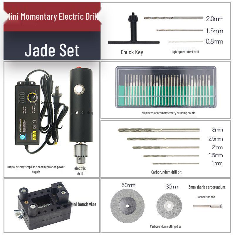 Mini Elektrischer Gravier- und Schleifbohrer - Handlich & Multifunktional mit Doppelschalter