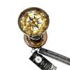 Vintage Nautical Brass Sand Timer Antique Maritime Hourglass with Double Side Compass Black Hourglass Solid Brass Sand Clock Decorative