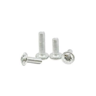 Galvanized Phillips Pan Head Screws with Washer, Sizes: M2-M6