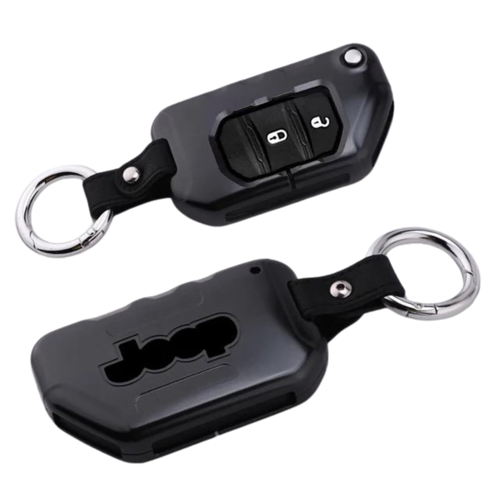 

SELECOCO Wrangler JL Aluminum Key Key Key Scratch and Stain Jeep Wrangler Case, Cover, Holder, Stylish, Resistant, (Black) чёрный
