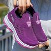 Shoes women's summer fly-woven single shoes women's shoes soft soles are not tired, one pedal mother shoes casual shoes elderly shoes