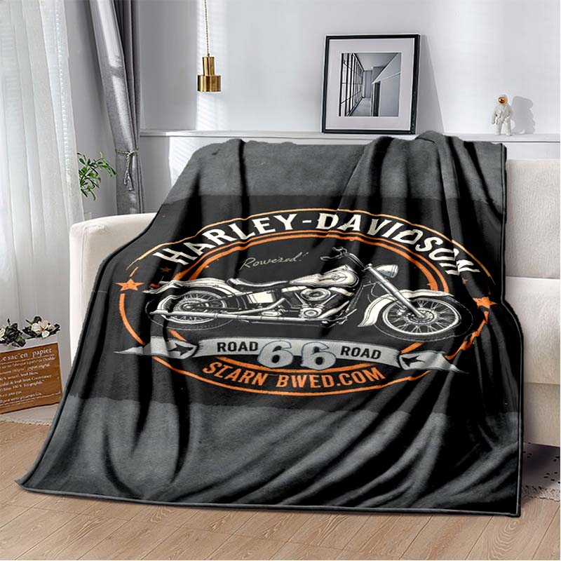 HD Vintage Route 66 Americká Historická Mateřská Silnice Tištěnádeka Domácí Extra Velká Měkká Potah na Rozkládací Pohovku Cestovnídeka Dárek