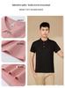 Custom Polo Shirts with Logo Print – Solid Color, Breathable, Short Sleeve Work Uniforms
