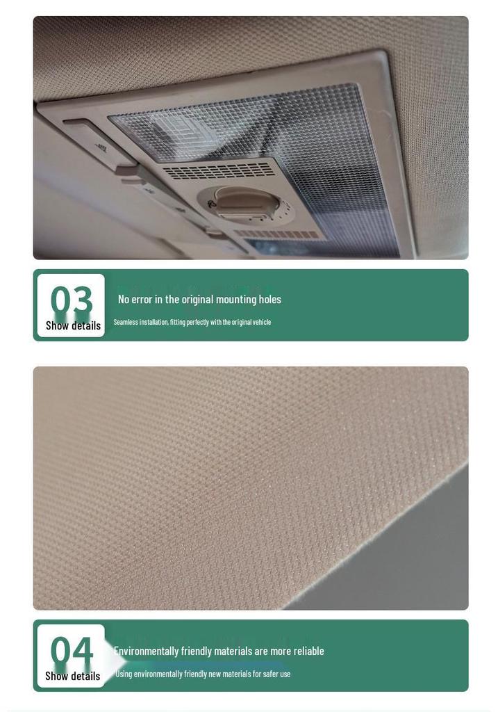 Roof Liner Fabric for Great Wall Haval H6, Fengjun 5 M4, H3/H5, C30, C50 Interiors