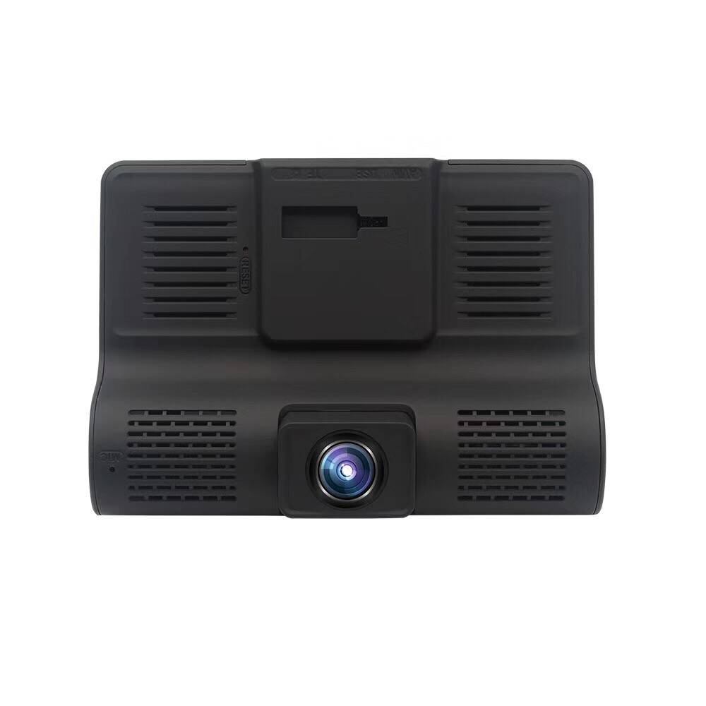 Good Night Vision 3 In 1 Car Dash Cam with Front Rear and Inside Camera DVR