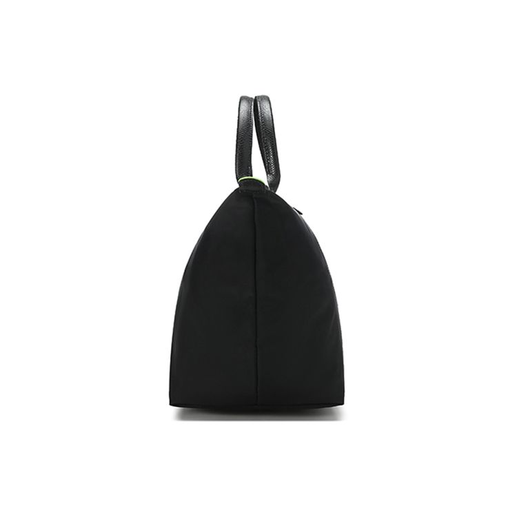 Longchamp Le Pliage Green Borsa Tote Pieghevole Grande Capacità Tela Monocolore a Forma di Raviolo Media da Donna Borsa Tote Nera 1623919001