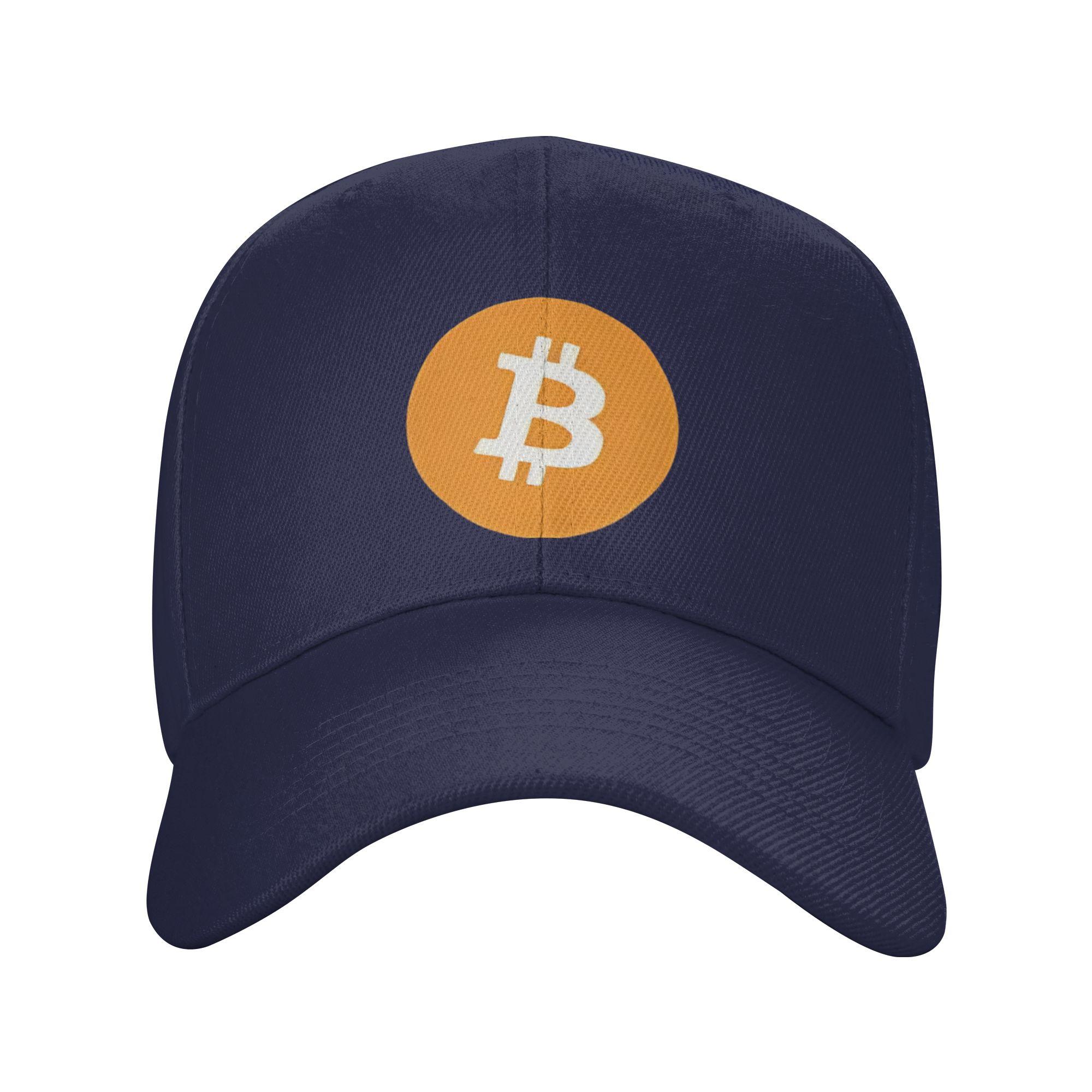 

Bitcoin BTC Logo Crypto Merge Minimalist Baseball Cap Vintage Couple Women Hip Hop Hats Adjustable Baseball Caps Birthday Gift One Size