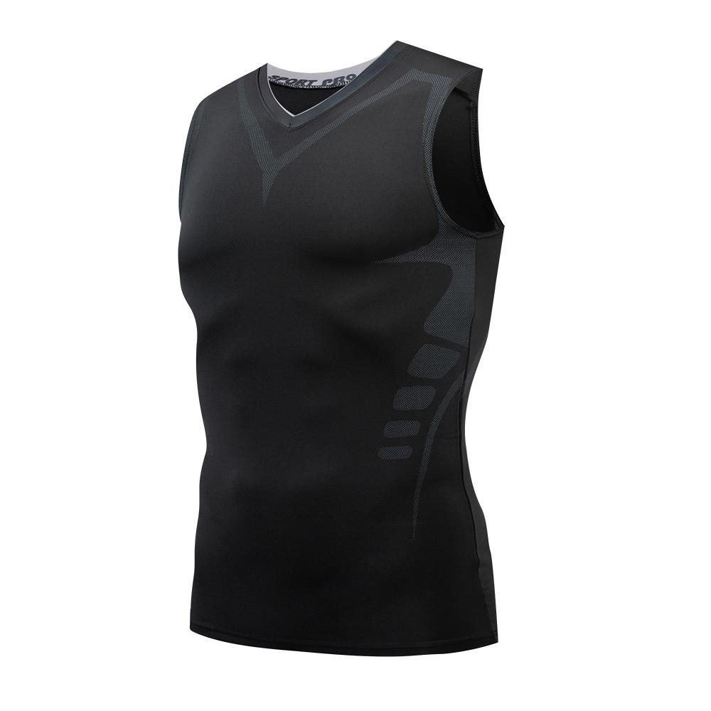 Pánské rychleschnoucí fitness legíny: Sedmibodové běžecké a basketbalové základní kalhoty