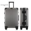 Premium Aluminum-Magnesium Alloy Suitcase with Universal Wheels - Fashionable Hard Shell Luggage for Students