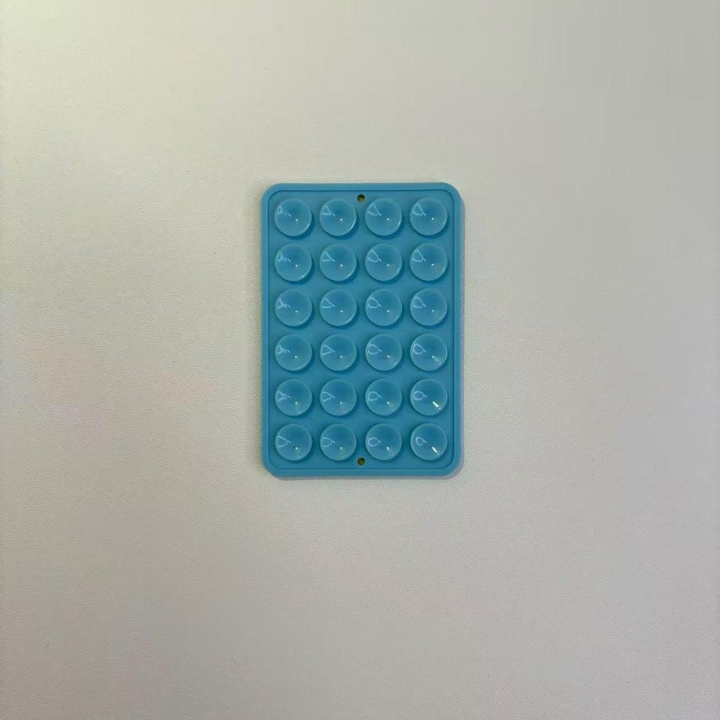 Mobiltelefon Silikon 24 Fyrkantiga Sugkoppar Mobiltelefonhållare Multifunktionell Enkelsidig Mm Självhäftande Sugkopp