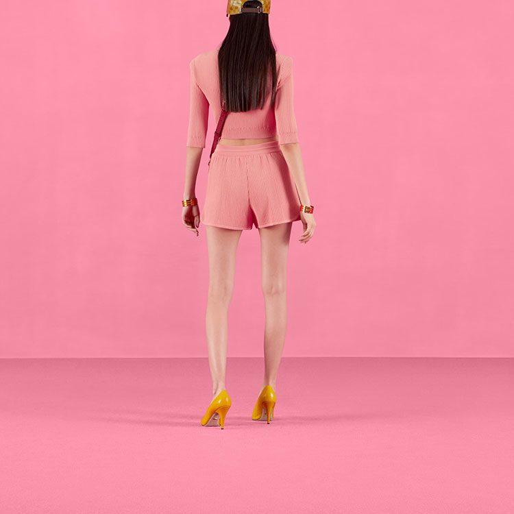Gucci X Adidas Cropped Cardigan Pink 693785-XKCDQ-5951
