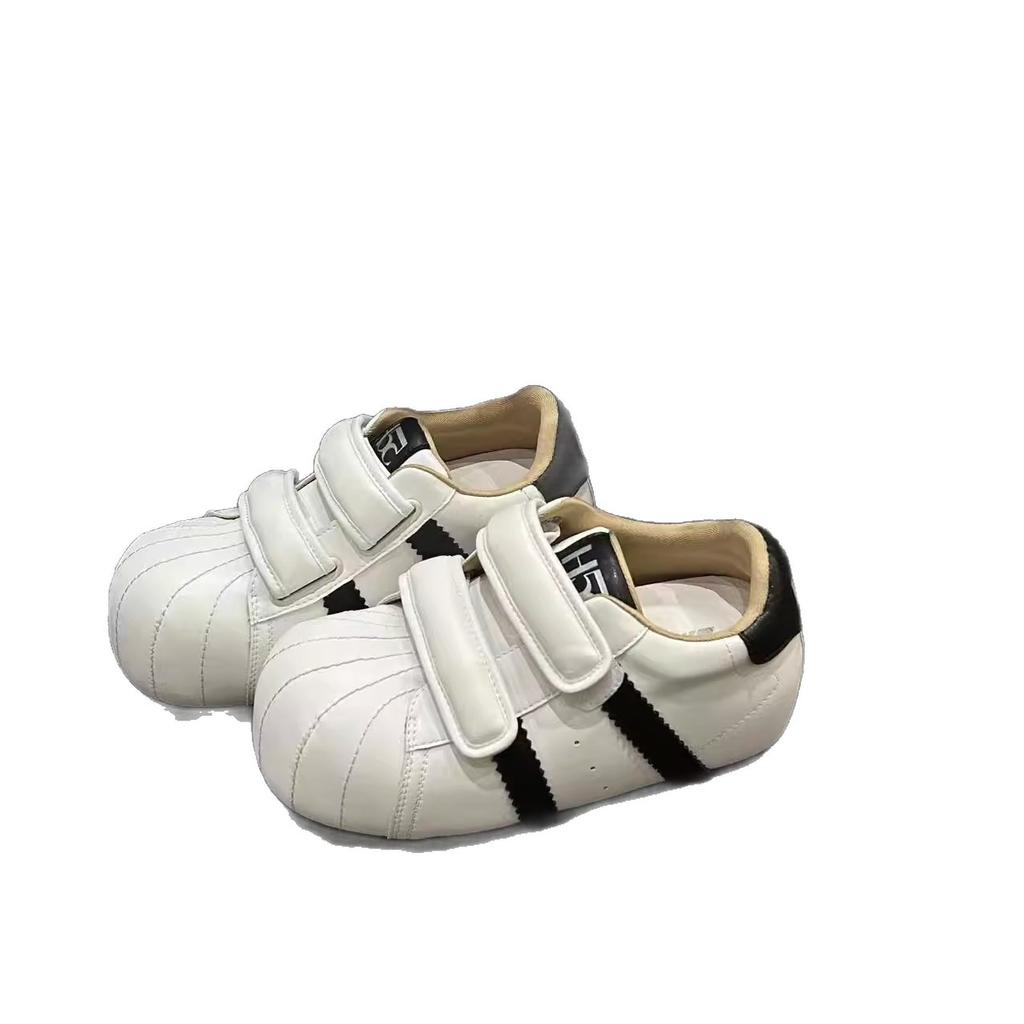 H55 Women's Shoes Dimensional Dream Q Version Bubble Shell Cartoon Board Shoes 6cm Velcro Inner Height Increase New Trendy Shoes