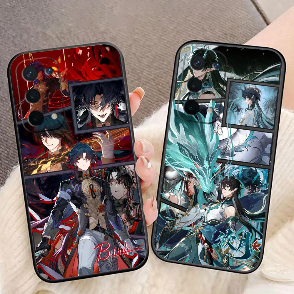 Custodia per Telefono Rail Blade Jing Yuan Honkai Per OPPO F31 A5X A6X A5 A6 A17 A16 A38 A53 A54 A55 A57 A58 A60 A74 A78 A92 A93 A94 Cover