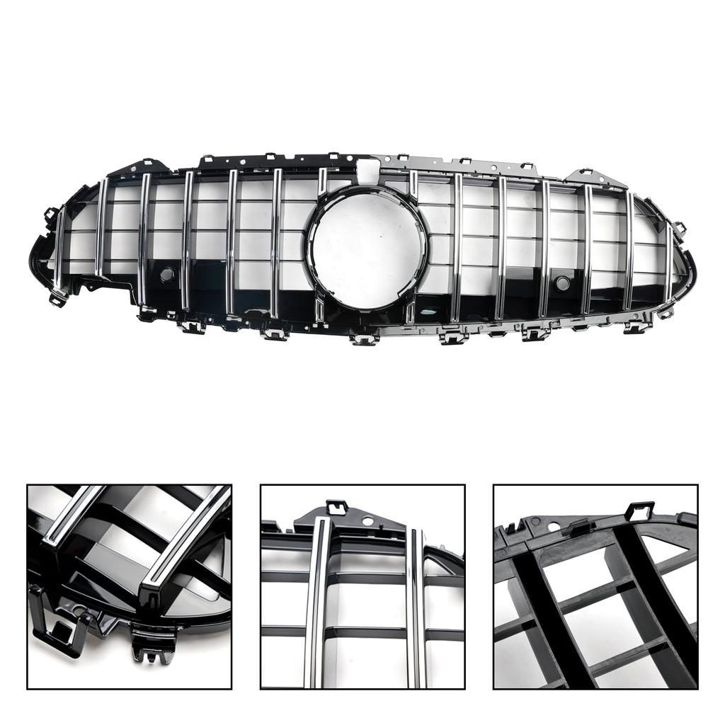 Chrom Frontstoßstangengitter Grill Passend für Mercedes CLS C257 W257 Coupé 2018-2024