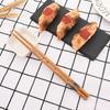 Opakovaně použitelná sada 5 párů Ručně vyráběné bambusové hůlky v japonském stylu Přírodní dřevěné hůlky Sushi Jídlo Kočičí květina Vícebarevné dřevěné hůlky