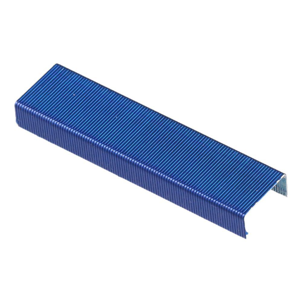 1000Pcs Staples Per Pack 6 Colors 26/6 Standard Staples Metal Stapler Refills  Desktop Staplers