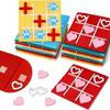 Children's Educational Tic-Tac-Toe Felt Game Board