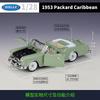 Welly 1:28 1953 Packard Caribbean Alloy Luxy Car Model Diecast Metal Classic Old Sports Vehicles Car Model Collection Kids Gifts