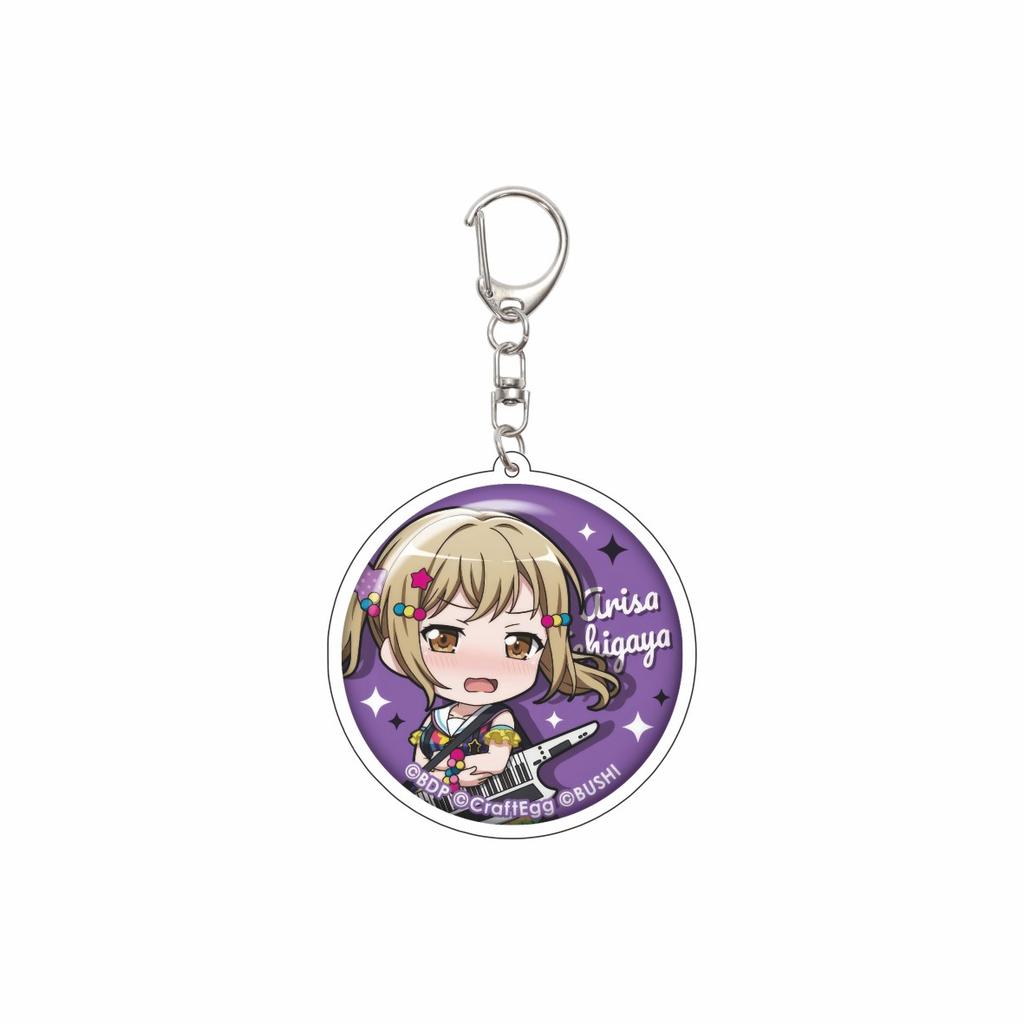 55MM Anime BanG Dream Keychain Misaki Okusawa/Michelle/Kaoru Seta/Sayo Hikawa Key Chain Acrylic Model Plate Christmas Gifts