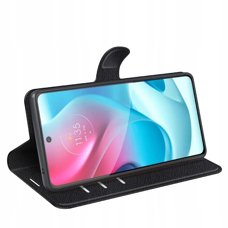 Litchi Moto G60S Czarny