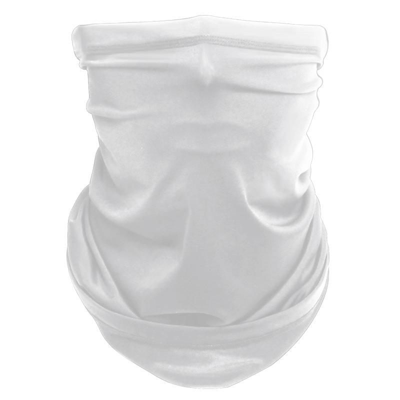 UPF40+ Ice Silk Sun Protection Neck Gaiter Cooling Sweat-Wicking Breathable 4-Way Stretch Outdoor Scarf for Adults OEM/ODM