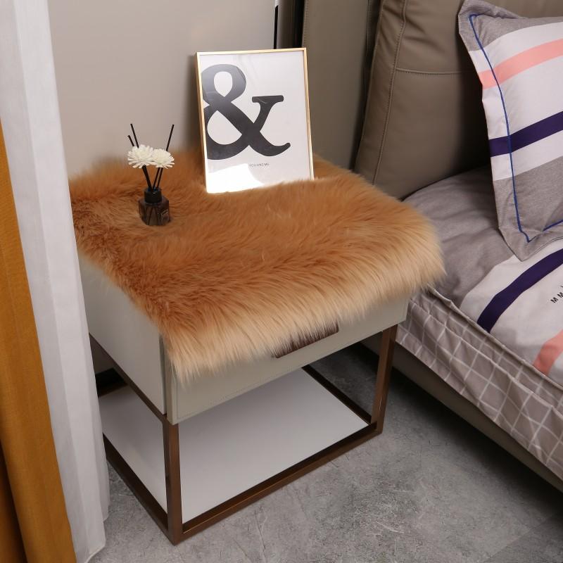 Soft Fluffy Faux Fur Carpets For Display Dressing Table Mat Home Decor Shaggy Fur Rugs Photography Background Cloth Fluffy Rug