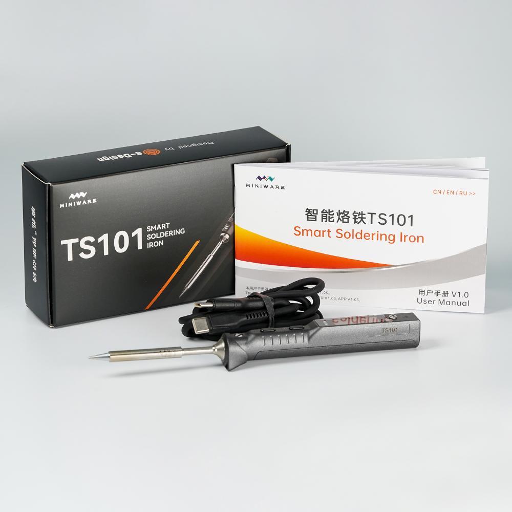Original TS101 Soldering Iron Portable Adjustable Temperature Digital Solder Station Tip TS-BC2 PD3.1 90W TS100 Upgrade