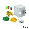 MOC City Sichere Box Blöcke Tresor Bauen Schatz Gold Diamant Geld Schmuck Dieb Figuren Anbauteile DIY Steine Spielzeug
