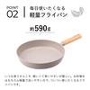 Apide TI:DA Titanium & Diamond Coated Frying Pan, 24cm, Gray