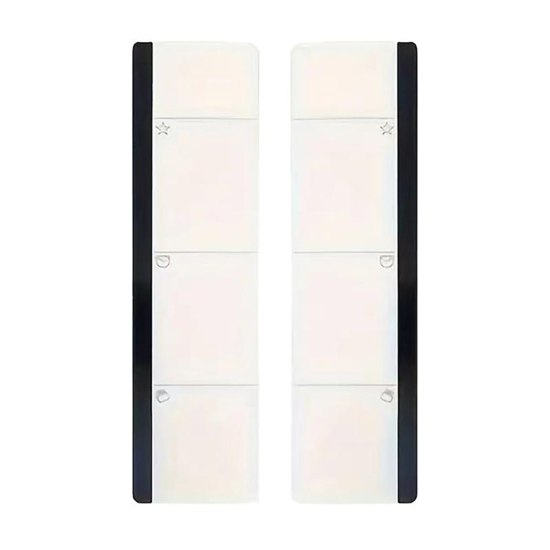 

2 шт. Доска для сообщений на монитор компьютера Прозрачная боковая панель монитора компьютера Креативный органайзер для заметок с зажимом для офисного стола A-2PCS