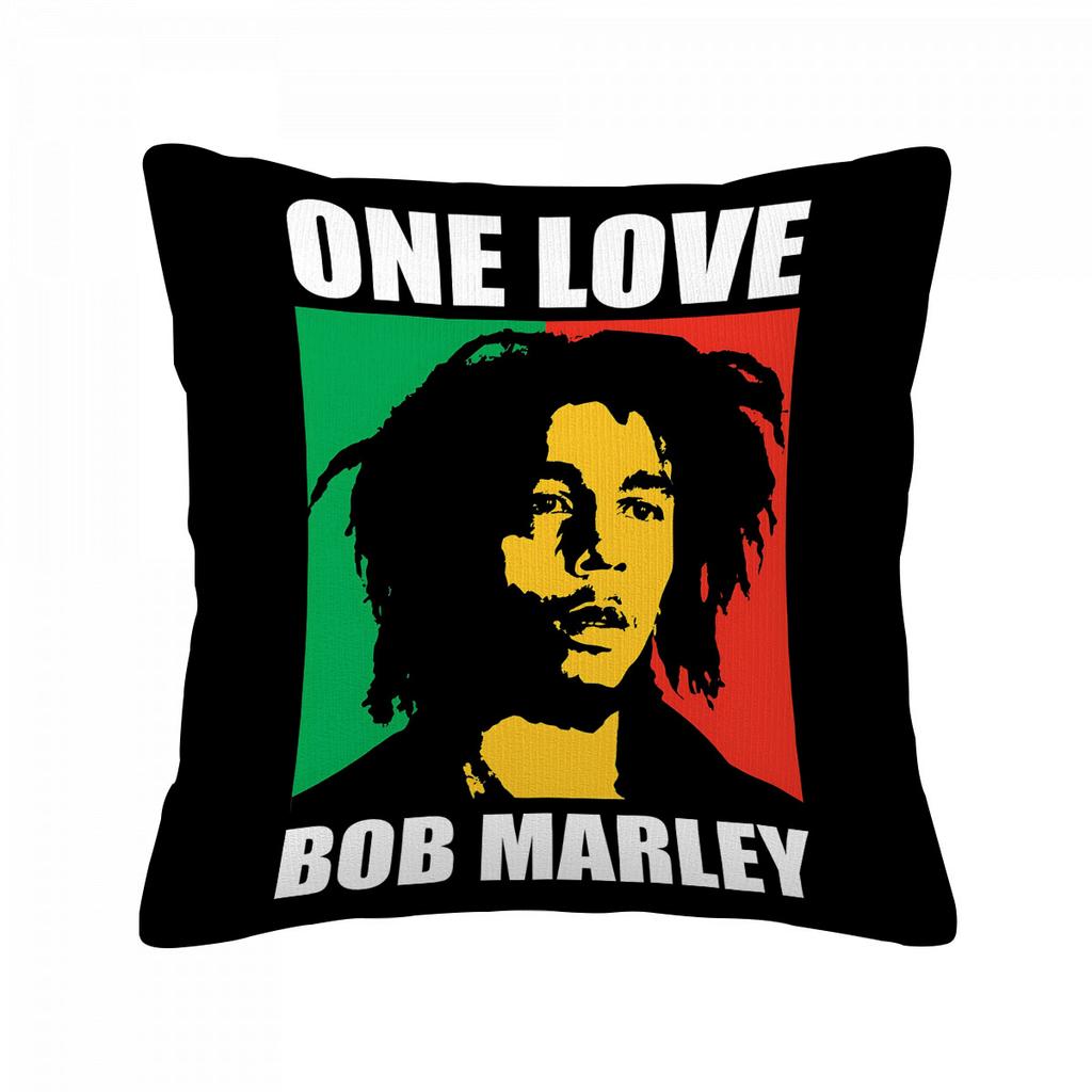 Reggae Bob Marleys Pillowcase Anime Throw Pillow Covers For Living Room Cushions Home Decorations Interior Decoration Sofa Cover