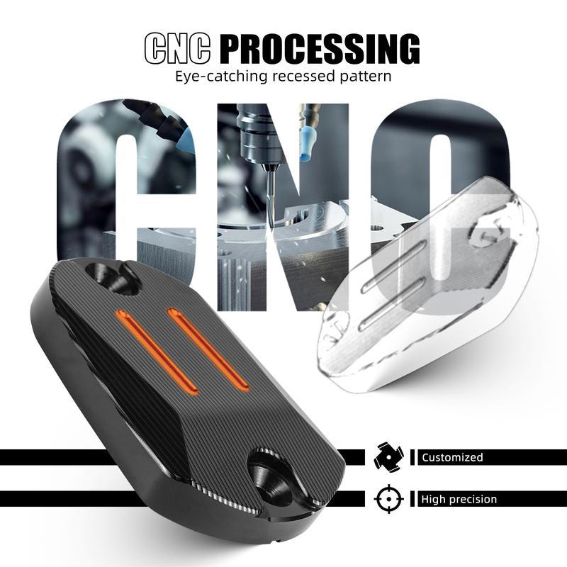 For Harley Sportster 883 Super Low XL883L 2014-20 Rear Brake Master Cylinder Cover Sportster 1200 Custom XL1200C XL883N XL1200NS